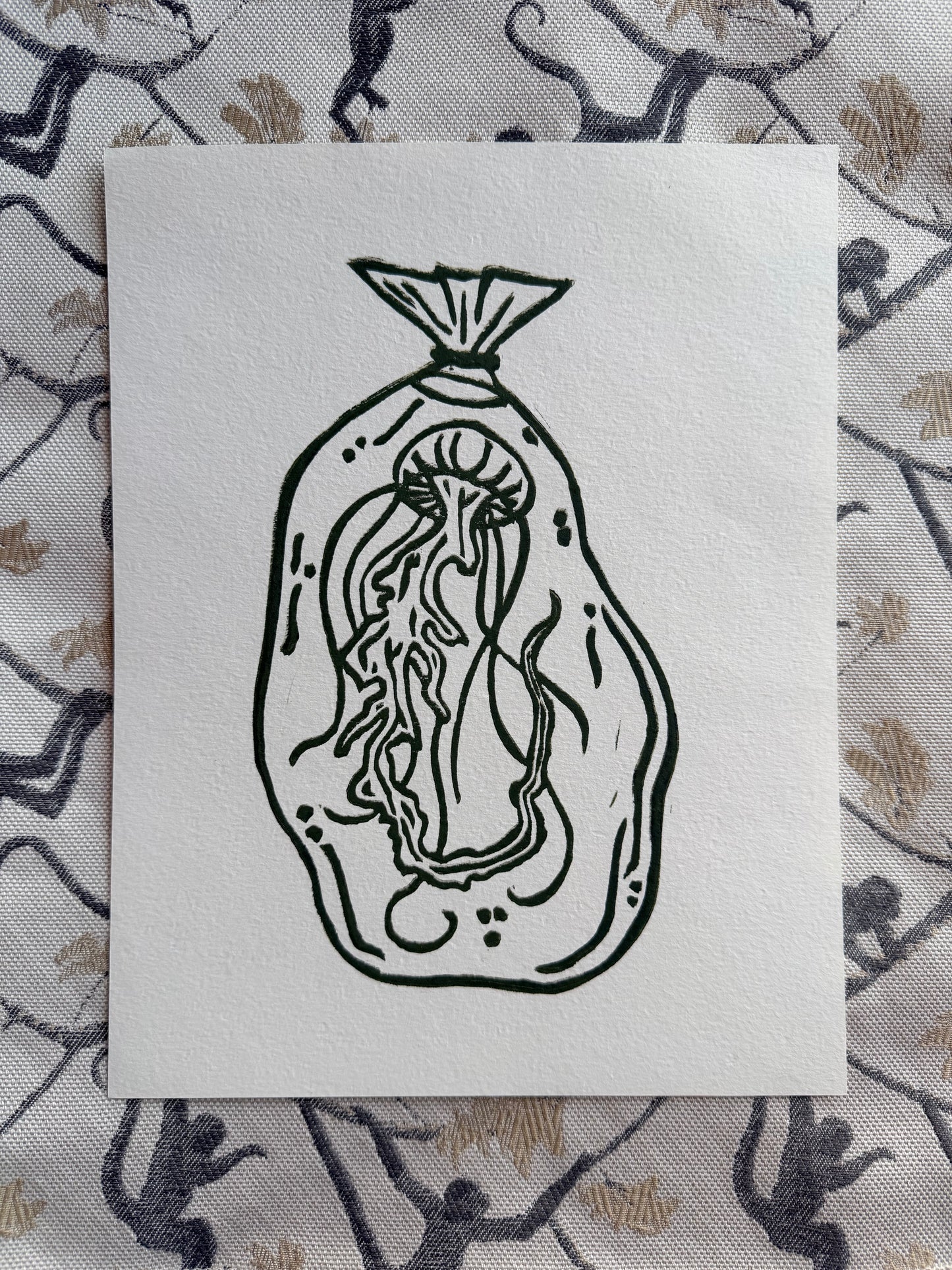 “Bagged Jellyfish” Print