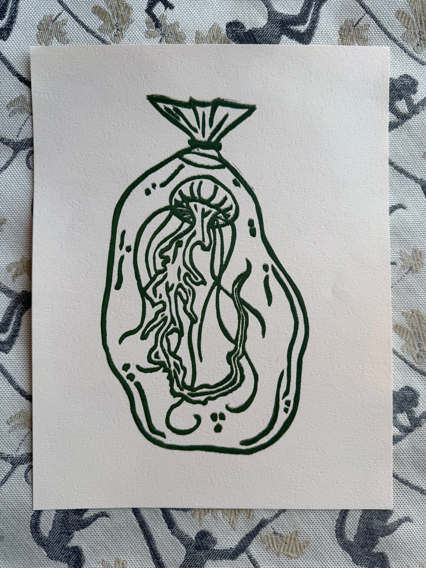 “Bagged Jellyfish” Print