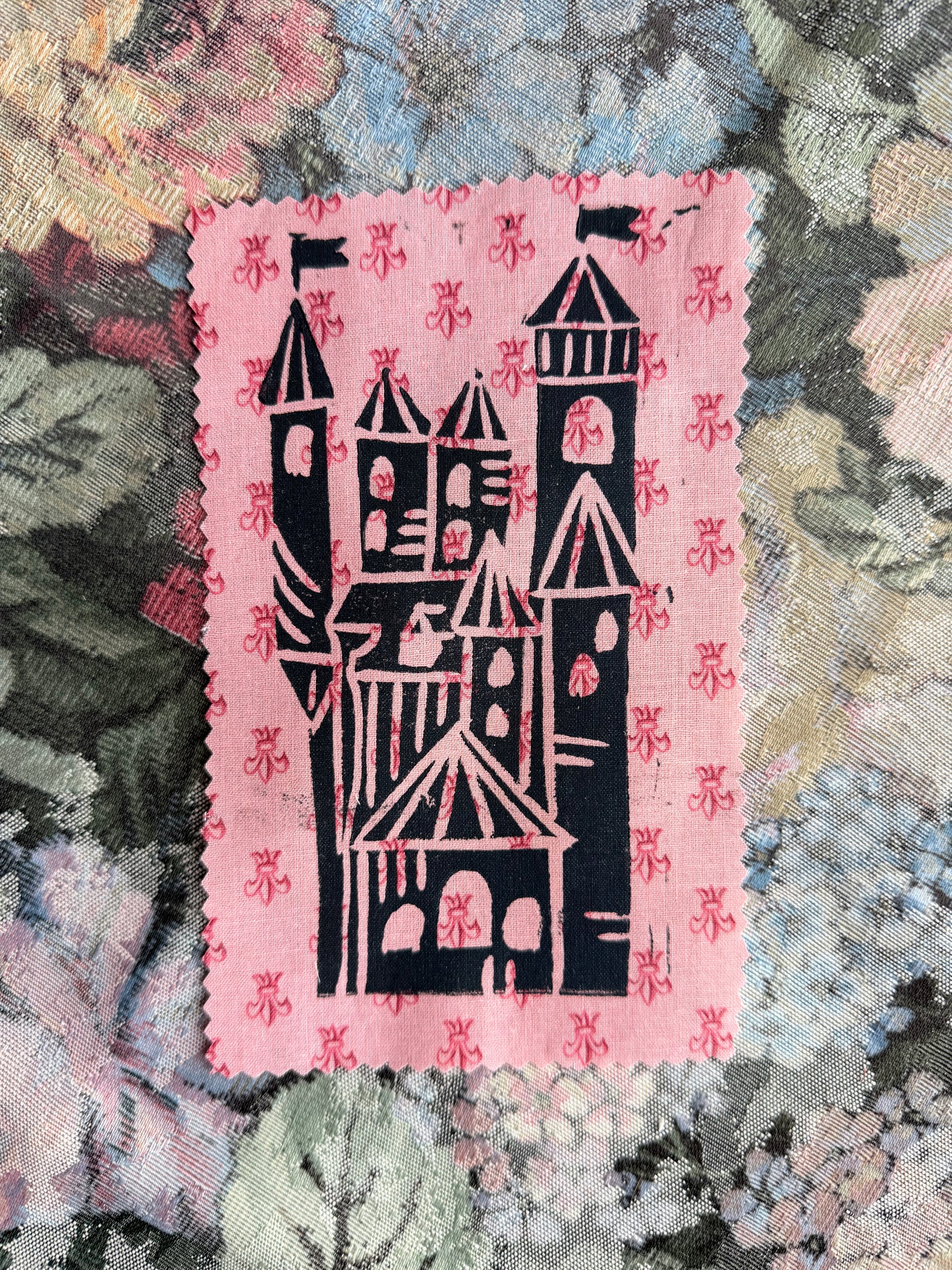 “Castle” Pink Patch