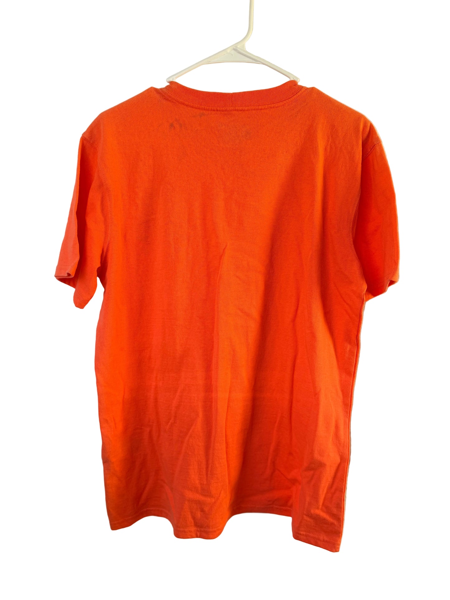Handrpinted+Embroidered Stars Orange Carhartt Shirt M