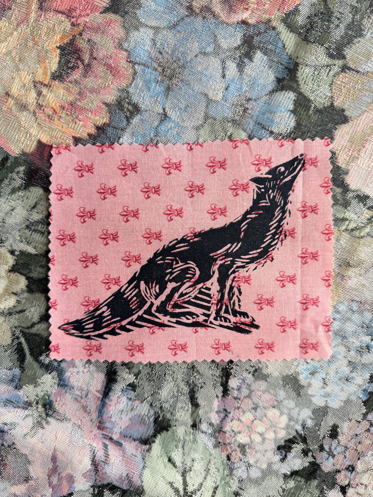 “Fox” Pink Patch