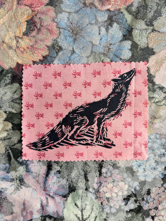 “Fox” Pink Patch