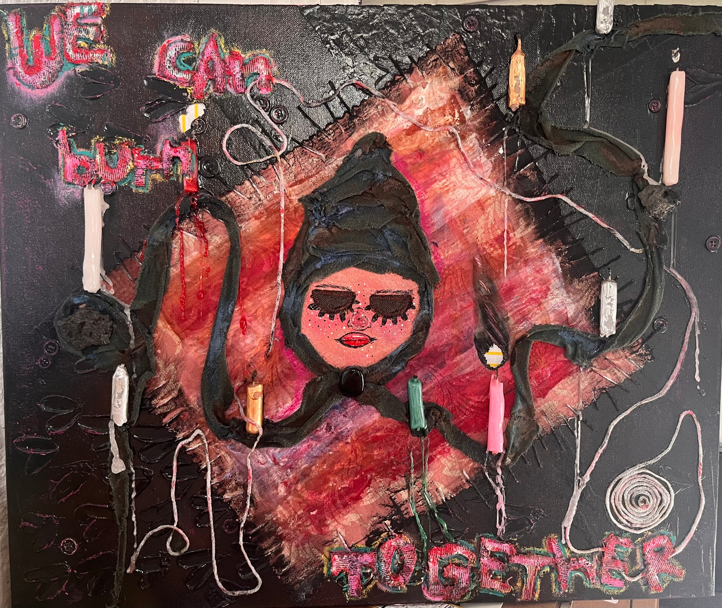 “We Can Burn Together” Painting