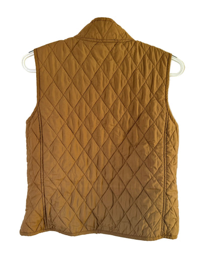Handprinted Quilted Brown Vest PM
