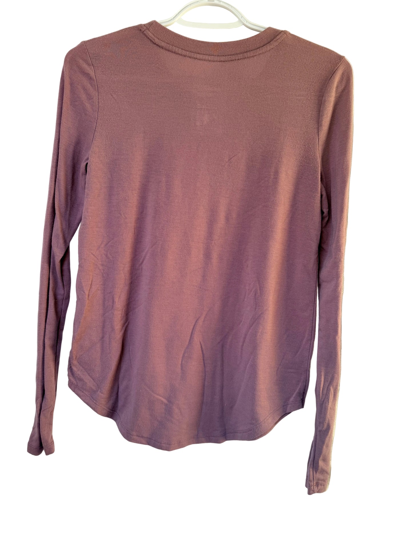 Handprinted Soft Lilac Long-Sleeve Shirt XS
