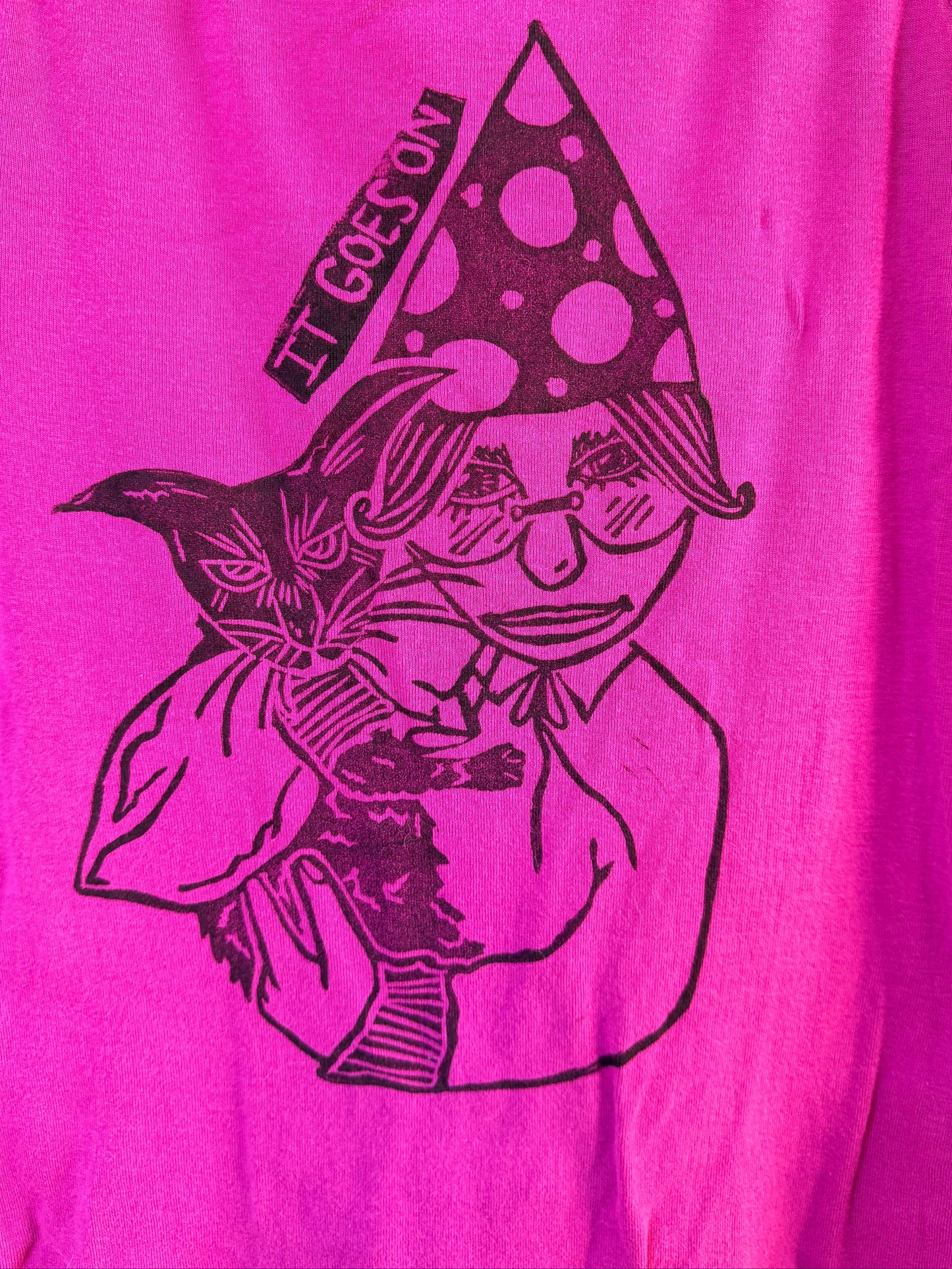 Handprinted Purple Tank Top M