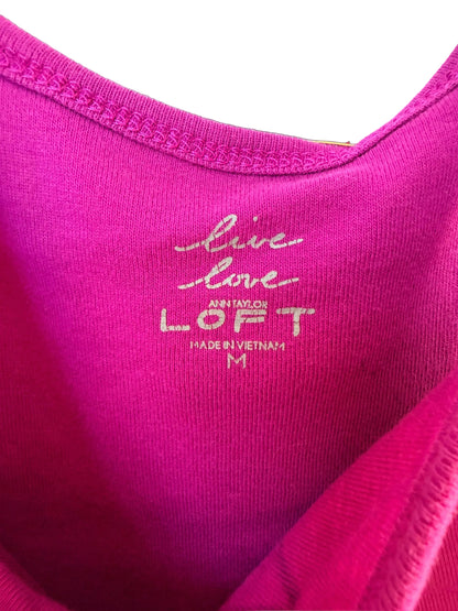 Handprinted Purple Tank Top M