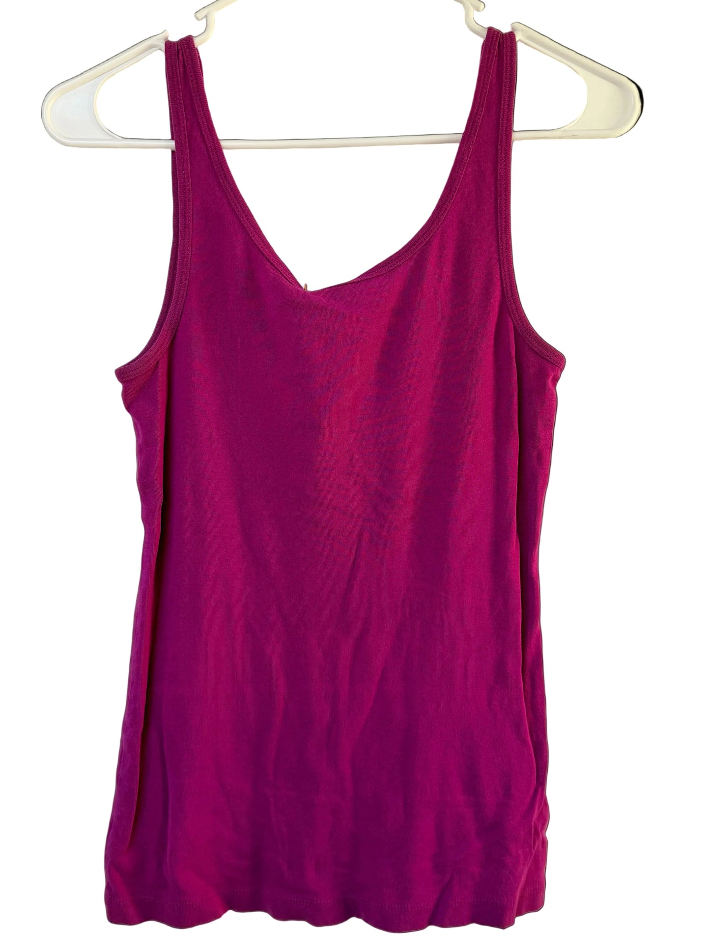 Handprinted Purple Tank Top M