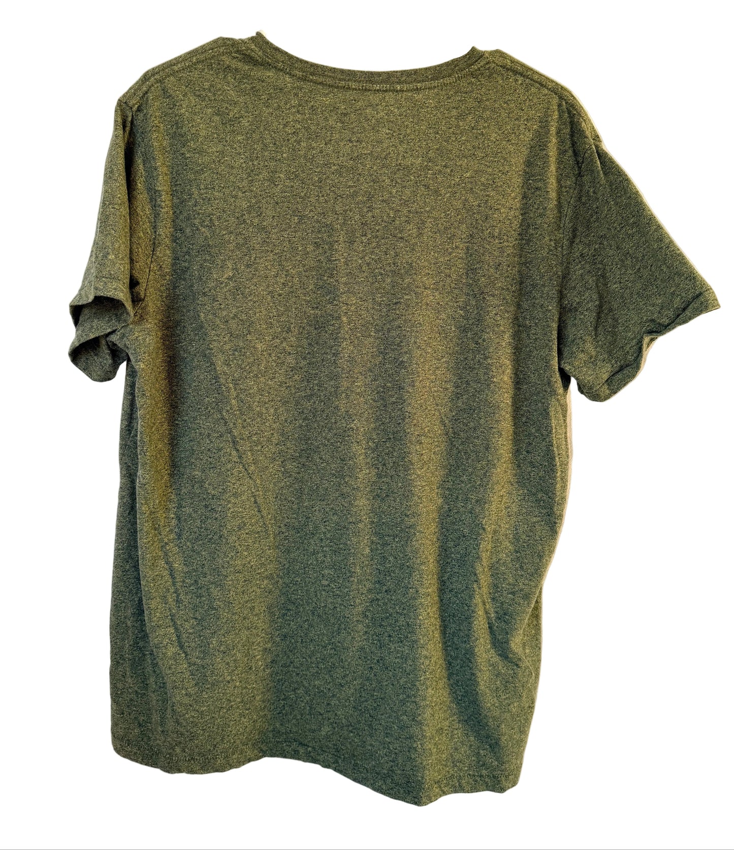 Handprinted Green Shirt L