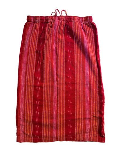 Handprinted Berry Skirt L 12/14